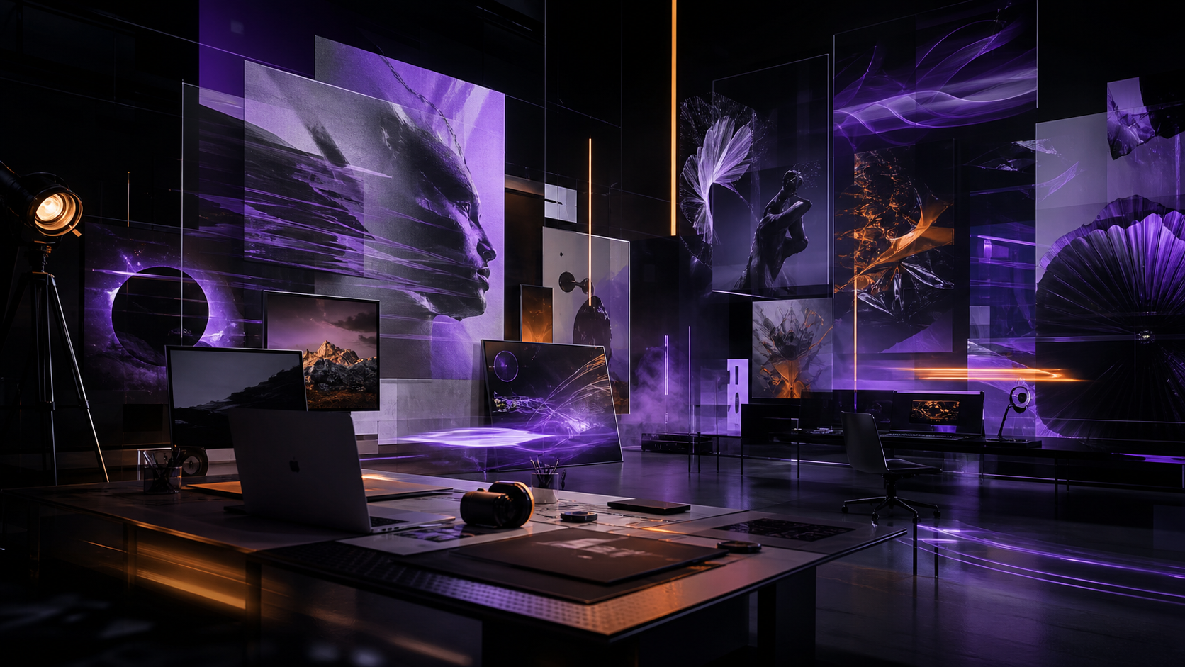 Composição cinematográfica de branding e direção de arte